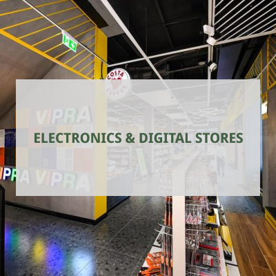 electronic store interior design