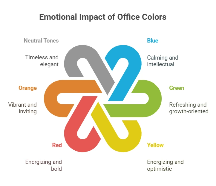 Colors for Office Interiors -office interior designing