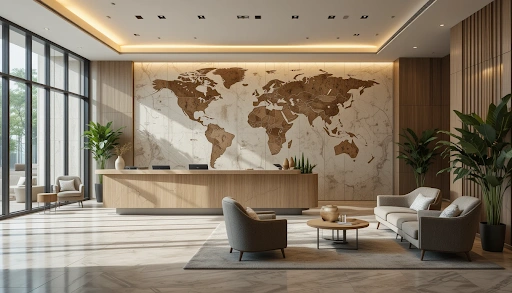 Modern Travel Office Interior Design