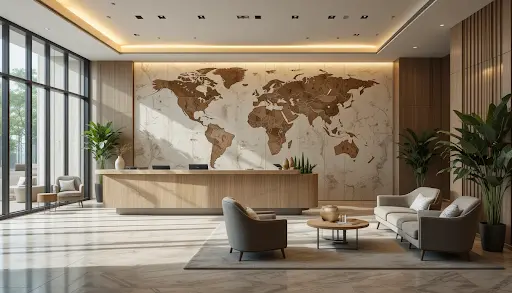 Travel Office Interior Design