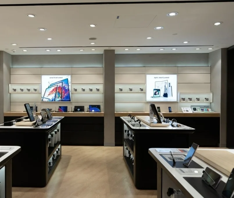 electronic store interior design