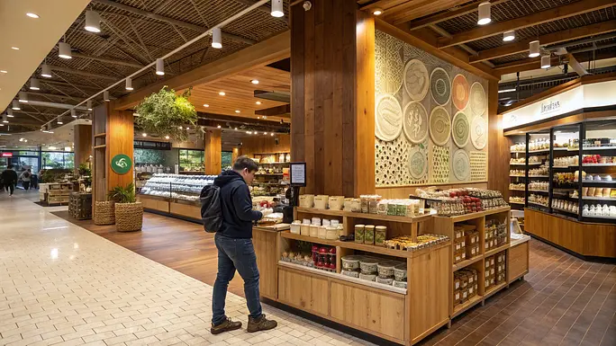 supermarket interior design