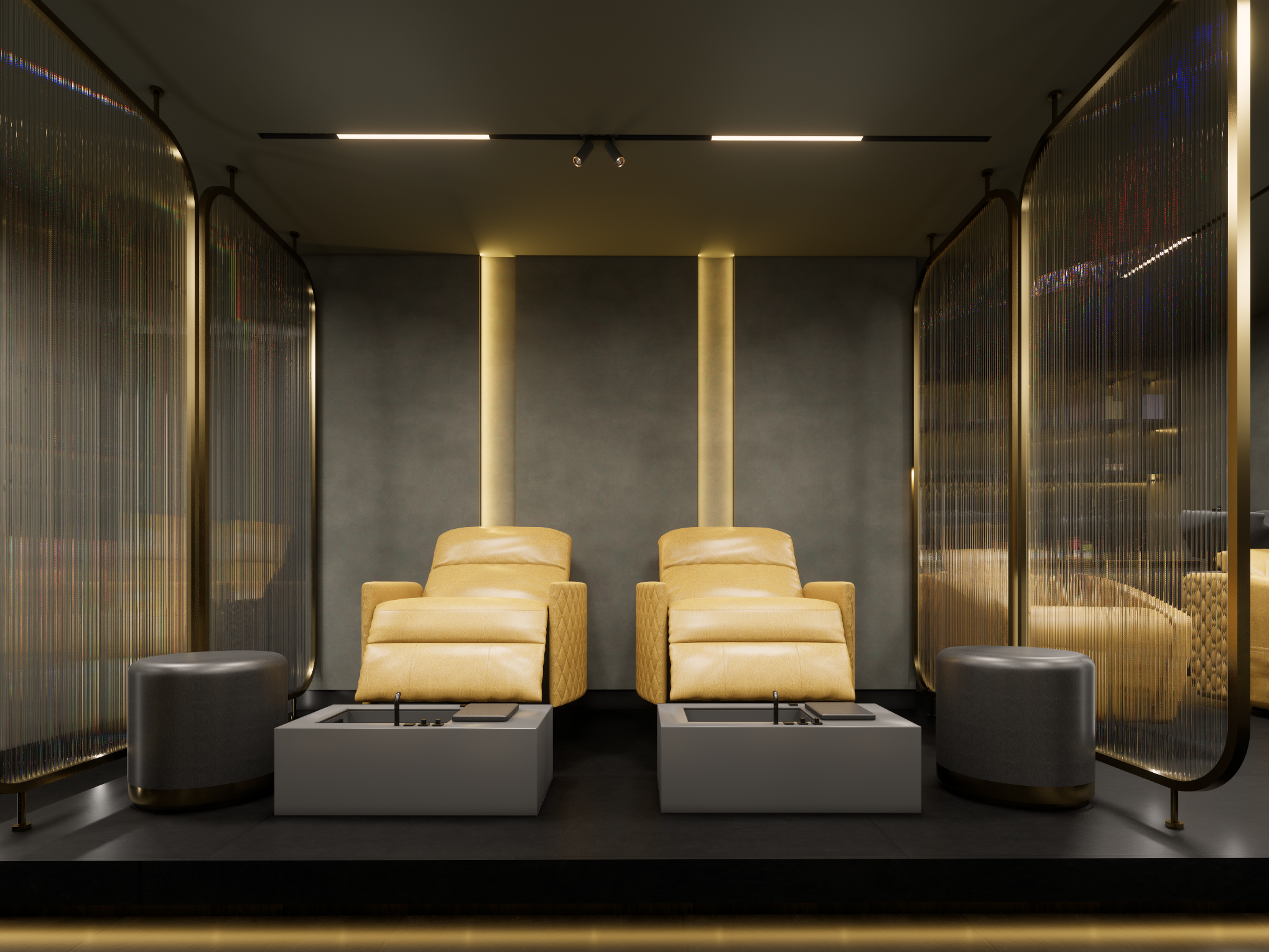 pedicure / spa seating area