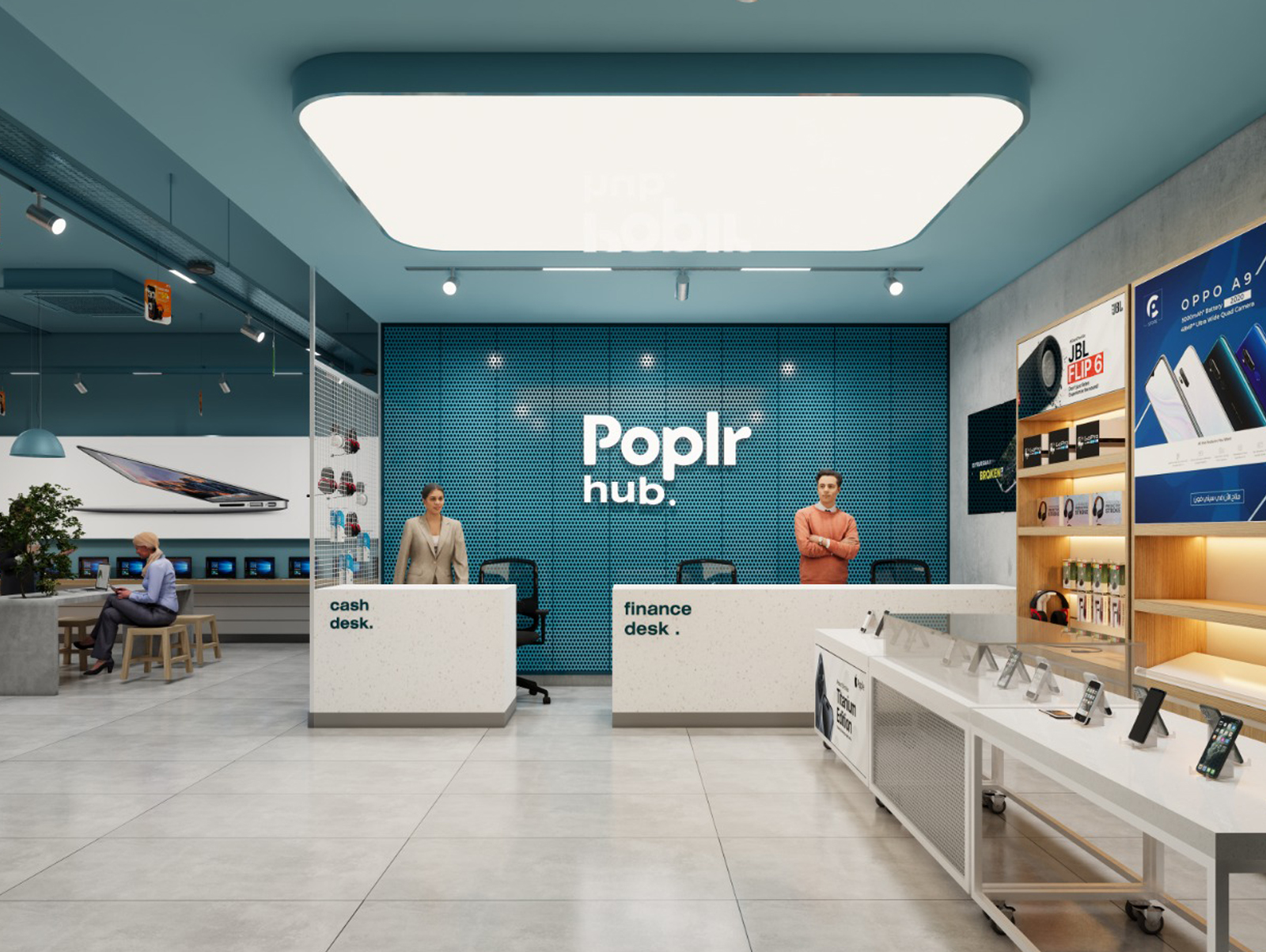 Checkout and Service Counters