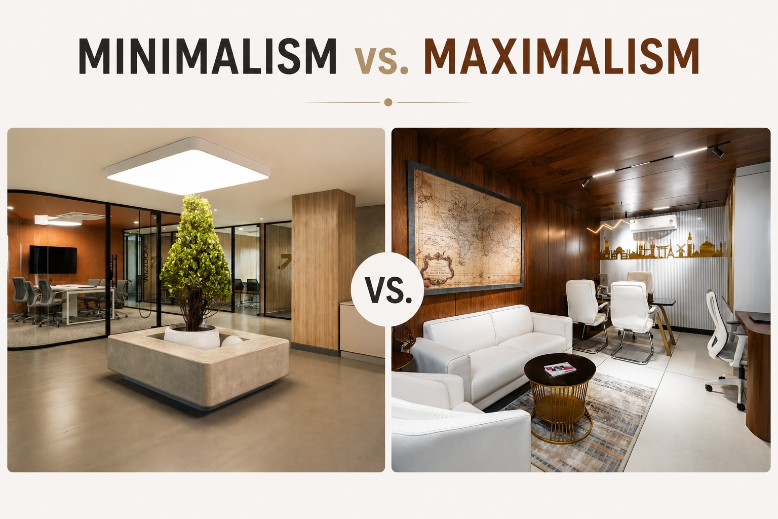Minimalism vs. Maximalism: Which Interior Design Style is Right for Your Space?
