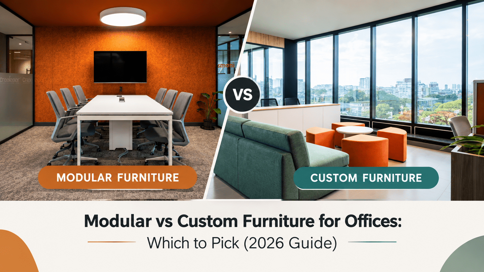 Modular vs Custom Furniture for Offices